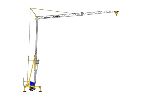 POTAIN Igo M 14 Cranes with 0-50 HP Range & Has Cranes Type